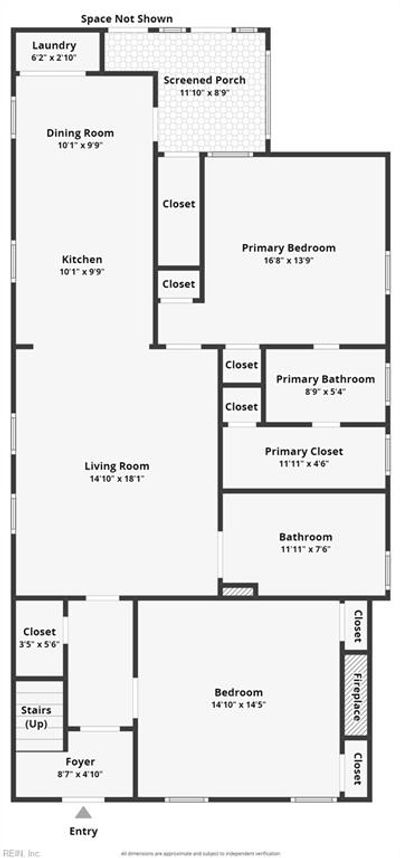 363 Washington Street, Home with 2 bedrooms, 2 bathrooms and null parking in Portsmouth VA | Image 2