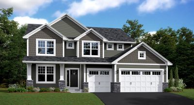 (Exterior rendering, actual homes finishes will vary) The Lewis has excellent curb appeal! | Image 3