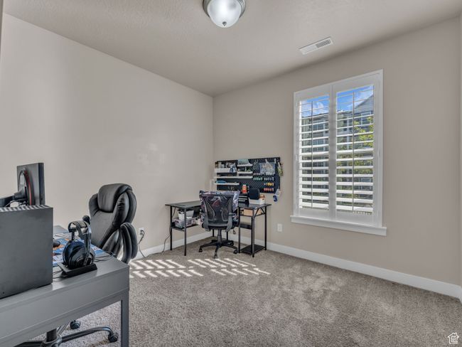 Office area featuring carpet flooring and baseboards | Image 13