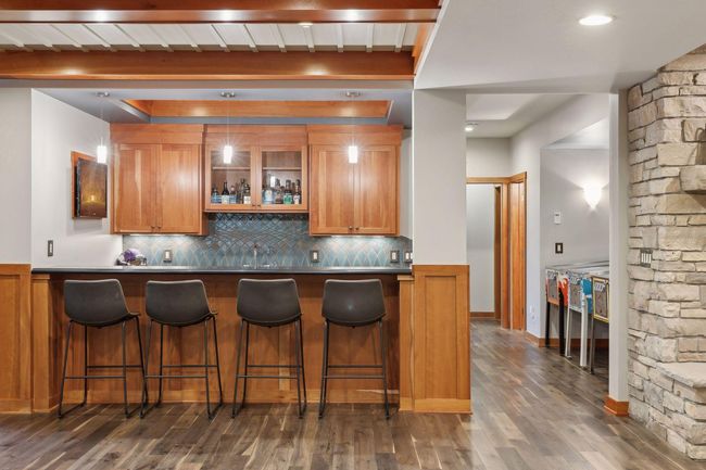 Wet Bar with Ice-maker and Beverage Refrigerator | Image 38