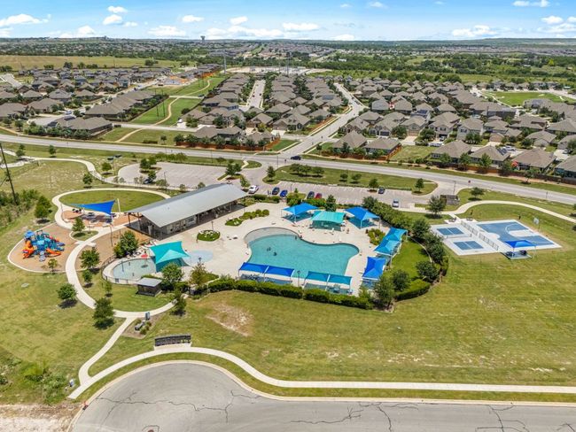 Bird's eye view of a pool area | Image 37