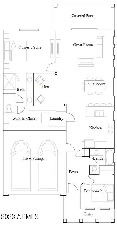 24934 N 173 Rd Lane, Home with 2 bedrooms, 2 bathrooms and null parking in Surprise AZ | Image 2