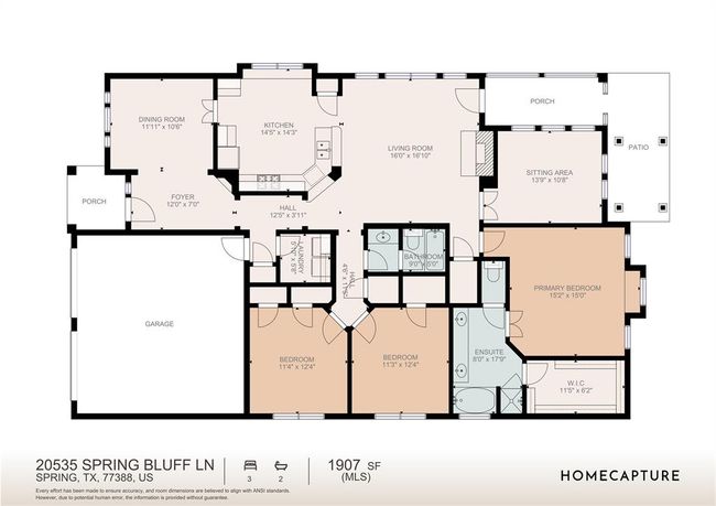 20535 Spring Bluff Ln, House other with 3 bedrooms, 2 bathrooms and 2 parking in Spring TX | Image 25