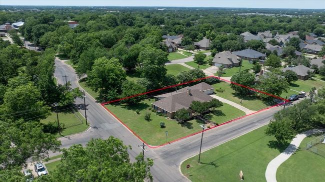 Aerial view of residential area with property boundaries highlighted | Image 5