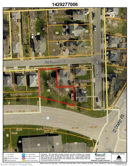 36 Clairmont Pl, Pontiac, MI, 48342-2302 | Card Image