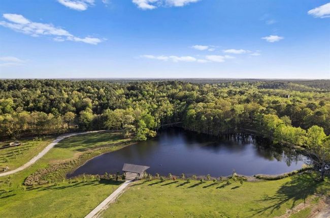 Birds eye view of property with a view of trees and a water view | Image 10