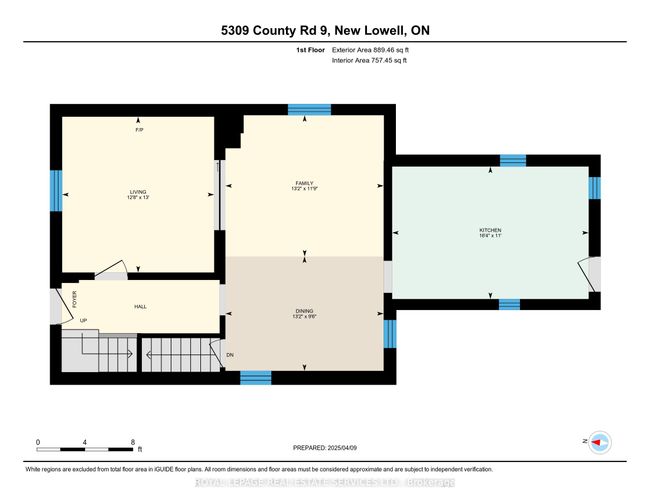 5309 County Rd 9, House other with 3 bedrooms, 1 bathrooms and 3 parking in New Lowell ON | Image 45