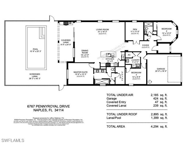 6767 Pennyroyal Dr, House other with 3 bedrooms, 2 bathrooms and null parking in NAPLES FL | Image 46