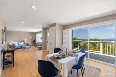 Dining room leading to deck. | Image 3