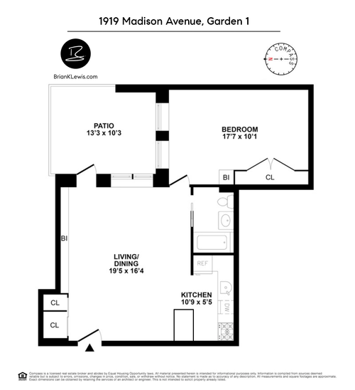 garden-1-1919 Madison Avenue, New York City, NY, 10035 | Card Image