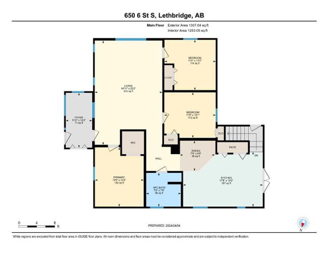 650 6 Street S, Home with 3 bedrooms, 1 bathrooms and 2 parking in Lethbridge AB | Image 23