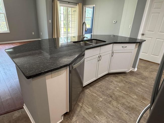 From garage entry view - huge counter plus newer dishwasher, sink, faucet & garbage disposal | Image 14