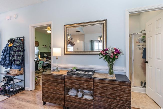 Bathroom with a shower stall and wood finished floors | Image 15