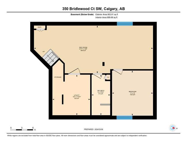 350 Bridlewood Court Sw, Home with 3 bedrooms, 3 bathrooms and 4 parking in Calgary AB | Image 42