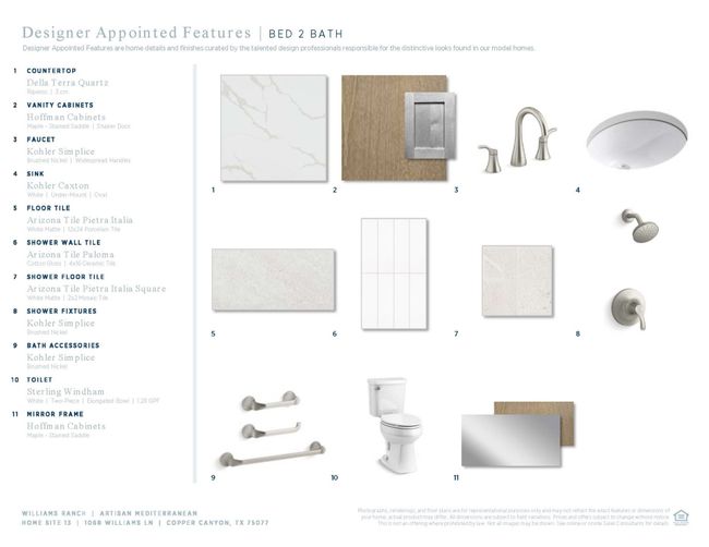 Artisan Mediterranean-Bed 2 Bath Selections | Image 14