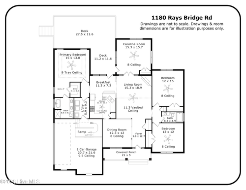 1180 Rays Bridge Rd, Whispering Pines, NC, 28327-9173 | Card Image
