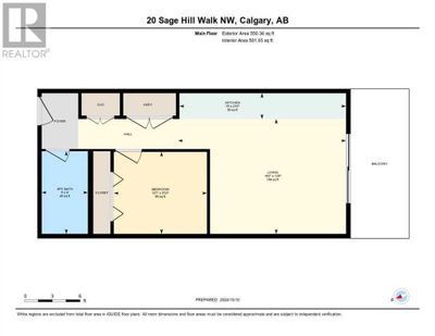 20 Sage Hill Walk Nw, Condo with 1 bedrooms, 1 bathrooms and 1 parking in Calgary AB | Image 1