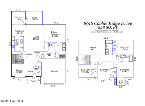 8916 Cobble Ridge Dr, Wilmington, NC, 28411-4401 | Card Image