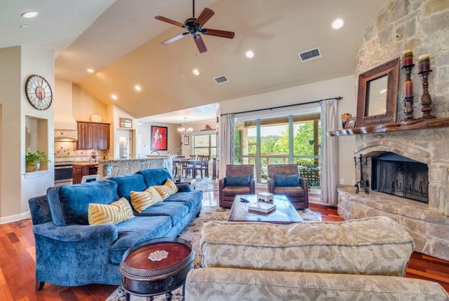 Living room with high ceilings and private view | Image 6