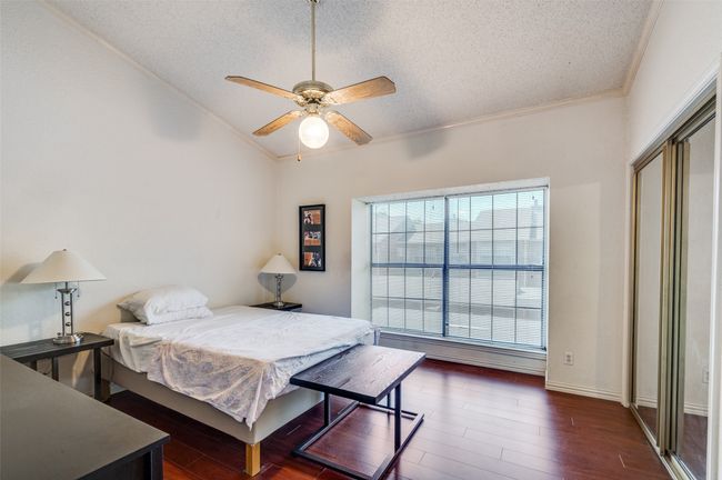 Large spacious Bedroom, LVP floors, ceiling fan. Large closet space! | Image 8