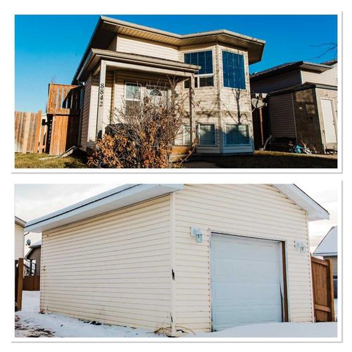 8842 66 Avenue, Home with 4 bedrooms, 3 bathrooms and 3 parking in Grande Prairie AB | Card Image