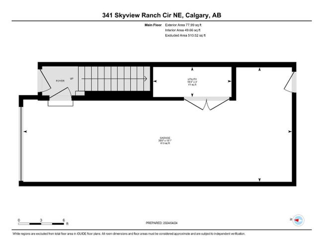 341 Skyview Ranch Circle Ne, Home with 3 bedrooms, 2 bathrooms and 3 parking in Calgary AB | Image 47