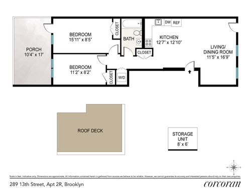 2r-289 13th Street, New York City, NY, 11215 | Card Image