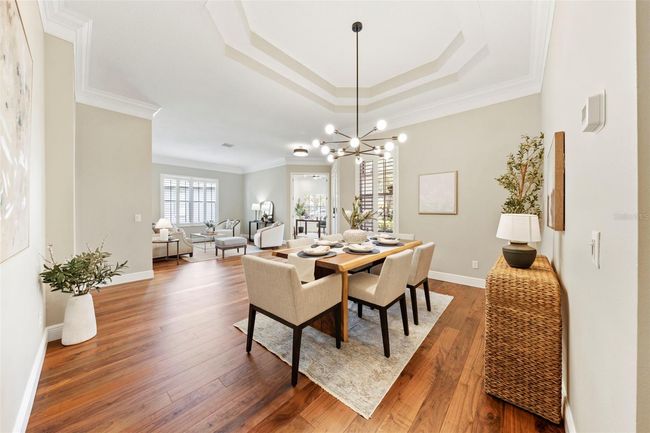 Dining living room in front of house. | Image 45