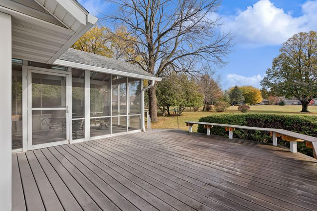 Deck and Screen Porch View to Backyard | Image 43