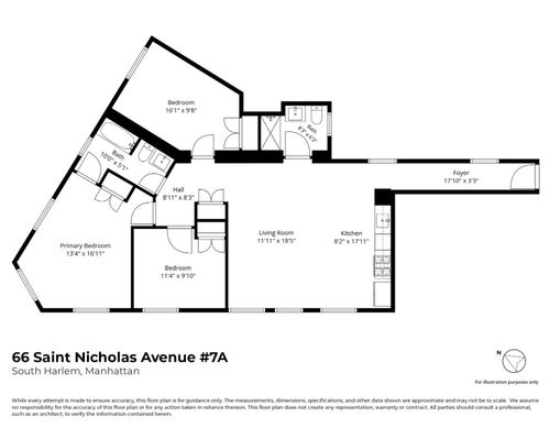 7a-66 Saint Nicholas Ave, New York, NY, 10026-2957 | Card Image