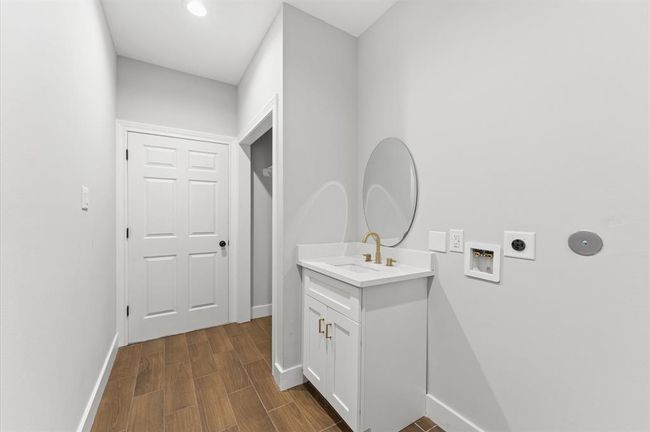 Laundry area with space for full-size washer/dryer. | Image 27