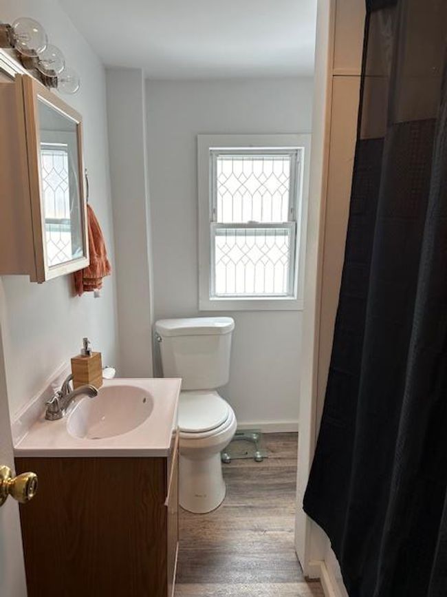 Bathroom featuring vanity, toilet, and wood-type flooring | Image 11