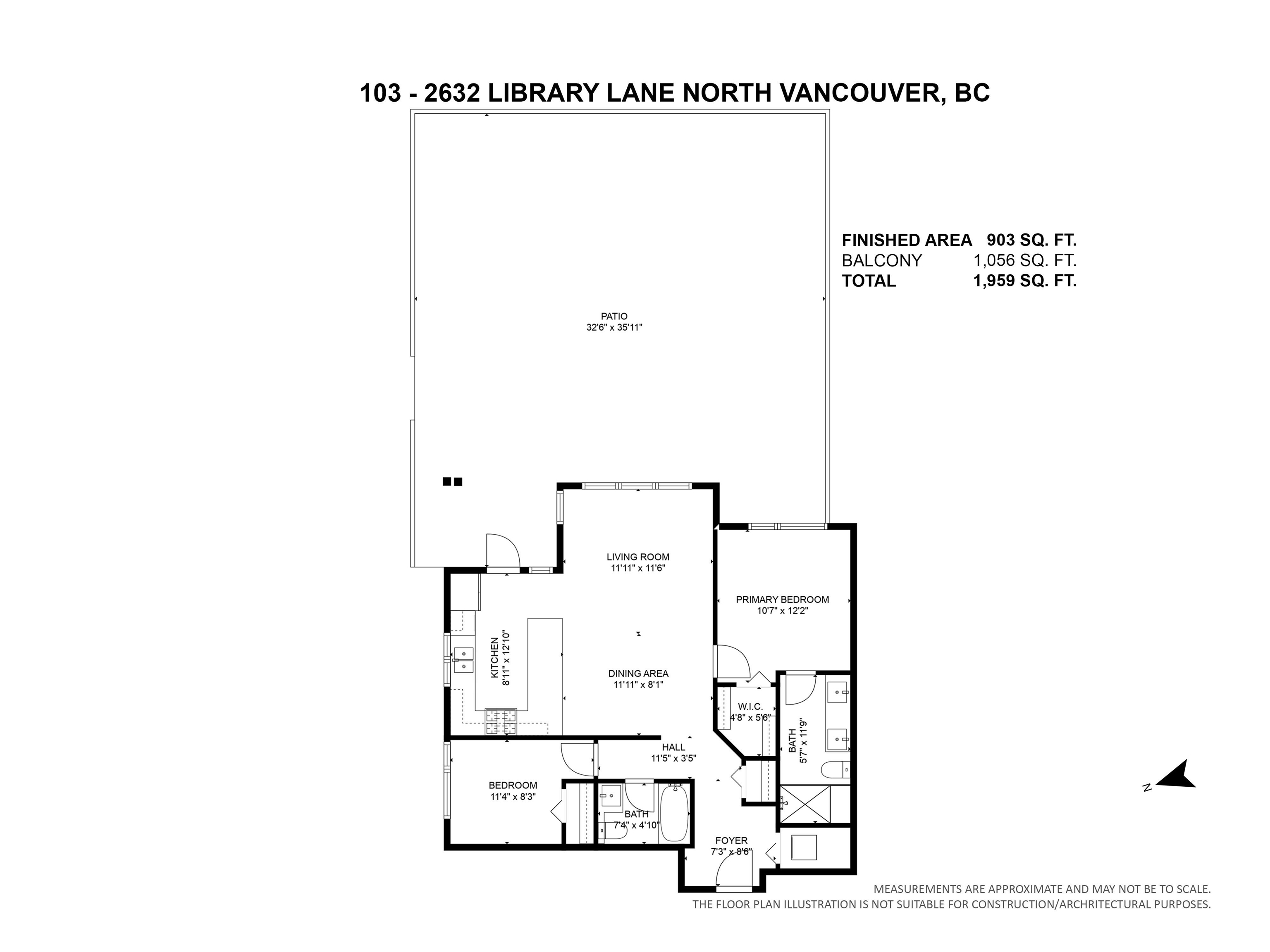 103 - 2632 Library Lane, Condo with 2 bedrooms, 2 bathrooms and 1 parking in North Vancouver BC | Image 21