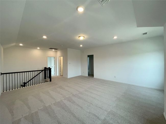 Spare room featuring recessed lighting and light carpet | Image 18