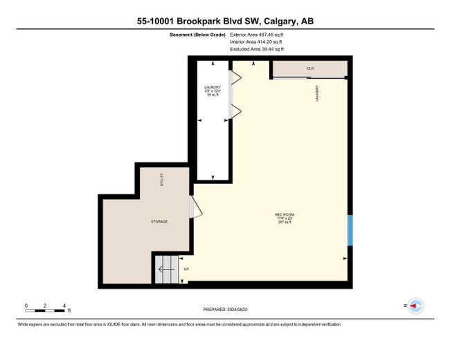 55 - 10001 Brookpark Boulevard Sw, Home with 3 bedrooms, 1 bathrooms and 2 parking in Calgary AB | Image 32