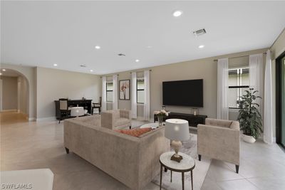 Virtually Staged Extended Great Room | Image 2