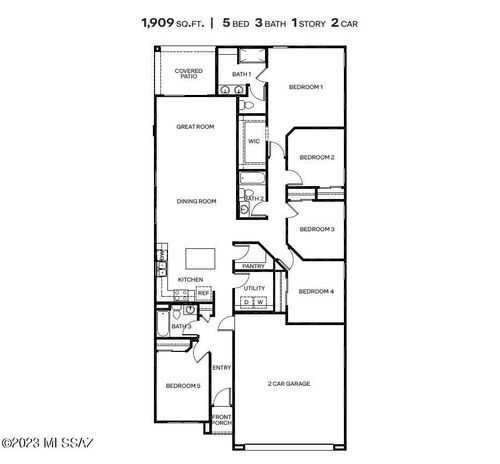 12478 W Nicholas Dr, Marana, AZ, 85653-1467 | Card Image