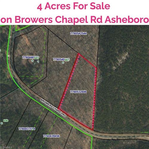 Tract 2 Browers Chapel Rd, Asheboro, NC, 27205 | Card Image