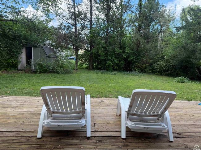 Back yard deck for hanging out, making out, geeking out, cooking out, & watching nature bursting out | Image 56