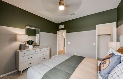 Spacious secondary bedroom *Photos of furnished model. Not actual home. Representative of floor plan. Some options and features may vary | Image 3