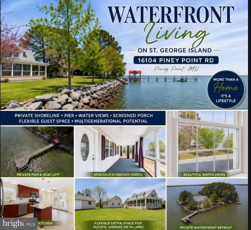 16104 Piney Point Rd, PINEY POINT, MD, 20674-3402 | Card Image