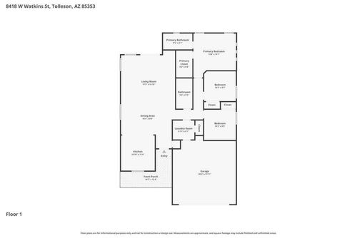 8418 W Watkins St, Tolleson, AZ, 85353-3903 | Card Image