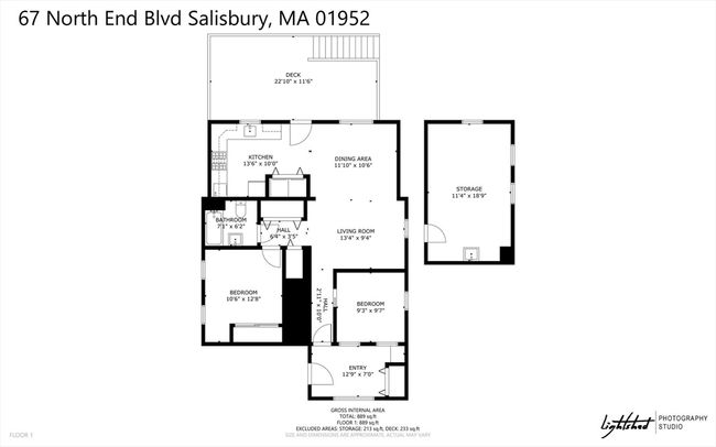 APT-1 - 67 N End Blvd, Condo with 2 bedrooms, 1 bathrooms and 2 parking in Salisbury MA | Image 39