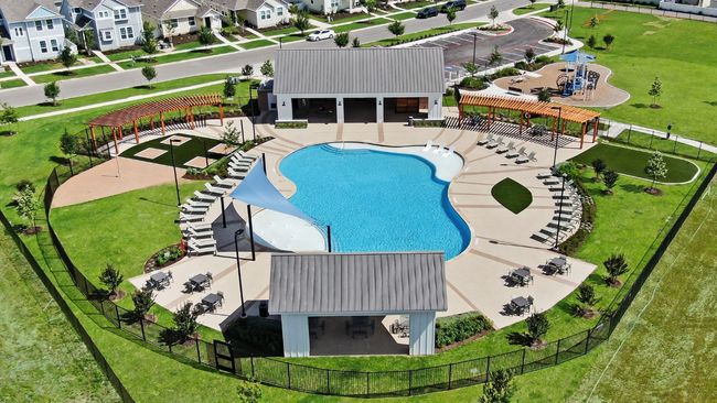 View of swimming pool with a residential view | Image 7