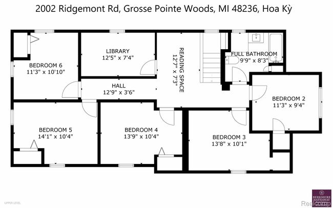 2002 Ridgemont Rd, House other with 6 bedrooms, 4 bathrooms and null parking in Grosse Pointe Woods MI | Image 35