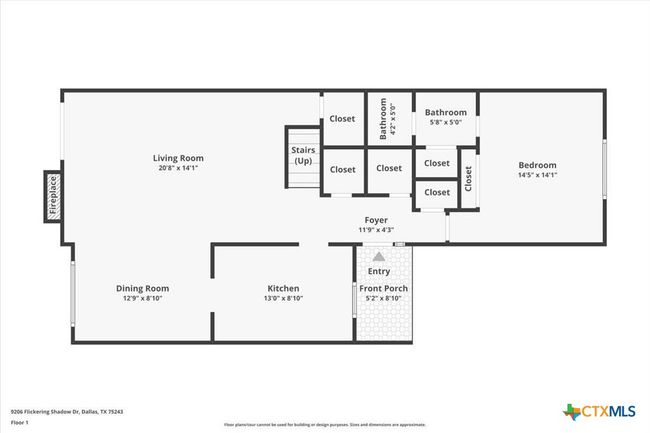 9206 Flickering Shadow Dr, Townhouse with 3 bedrooms, 3 bathrooms and null parking in Dallas TX | Image 28