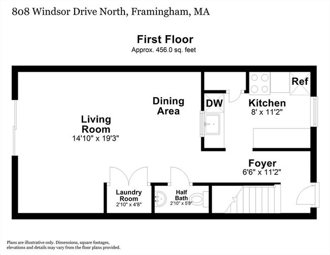 808 - 808 Windsor Dr, Condo with 1 bedrooms, 2 bathrooms and 1 parking in Framingham MA | Image 22
