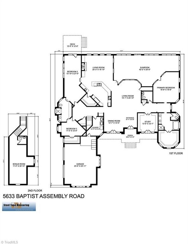 5633 Baptist Assembly Rd, House other with 3 bedrooms, 4 bathrooms and null parking in Julian NC | Image 50