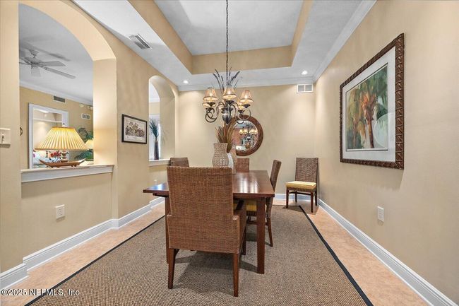 Trey Ceiling with Crown & Recessed Lighting | Image 7
