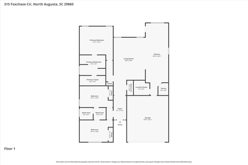 315 Foxchase Cir, North Augusta, SC, 29860-8185 | Card Image
